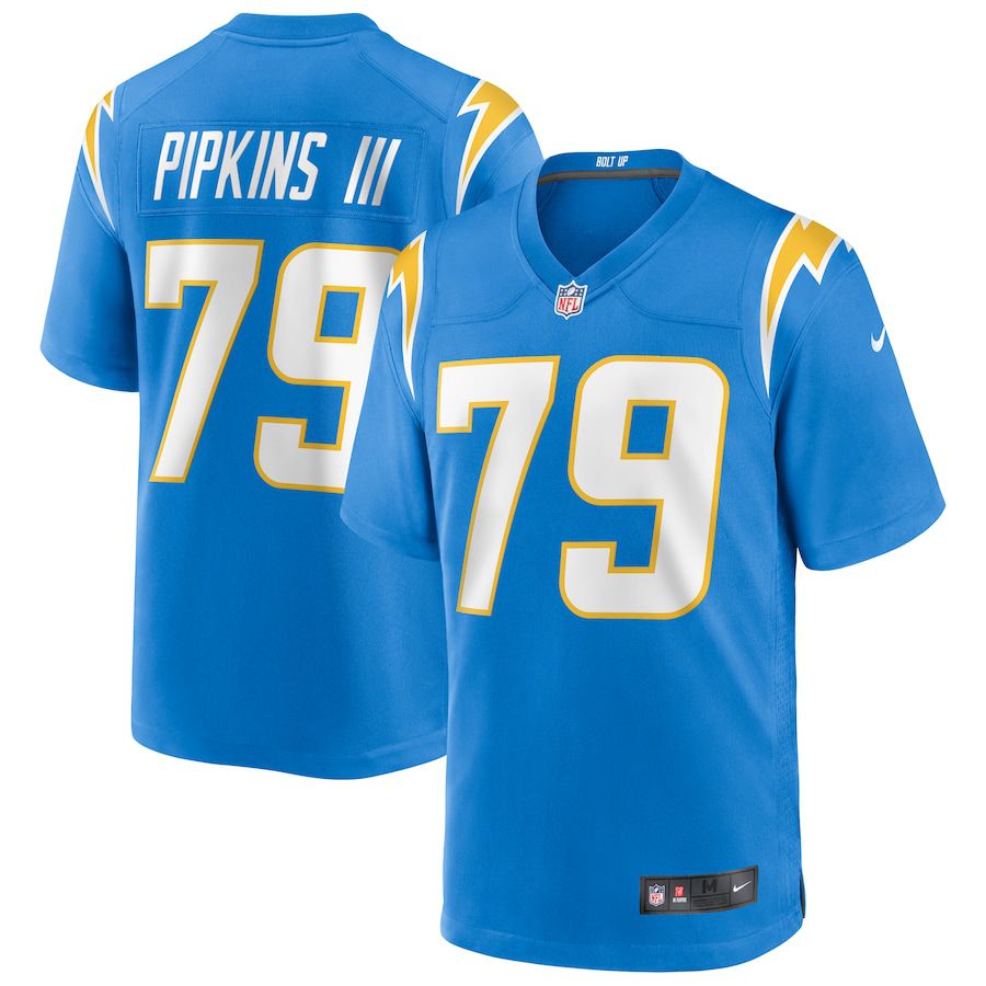 Men Los Angeles Chargers #79 Trey Pipkins III Nike Powder Blue Game NFL Jersey